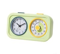 Minuteur de cuisine de 60 minutes avec affichage visuel, compte à rebours, gestionnaire d'autodiscipline pour cuisine, salle de classe, étude, fonctionnement silencieux (vert du bœuf)