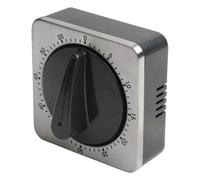 Minuteur de cuisine en acier inoxydable avec alarme forte - Convient pour la cuisine - Accès facile pendant que vous cuisinez, vous ne manquerez jamais vos queues de cuisine