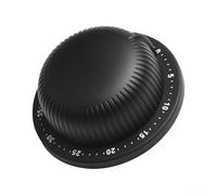 Minuteur de cuisine en acier inoxydable avec dos magnétique pour la cuisine, les études, les entraînements - Horloge mécanique pour toutes les tâches, alarme 70 dB, sans chauve-souris (B)