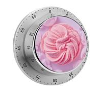 Minuteur de Cuisine en Forme de Barbe à Papa avec Base magnétique, minuteur pour œufs durs, Compte à rebours de 60 Minutes.