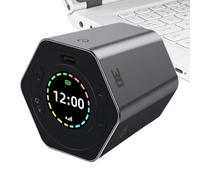 Minuteur de Cuisine,Horloge de Bureau Pivotante à Capteur Rechargeable,Minuteur pour Salle de vec Autonomie de 60 Heures | pour Exercice Pâtisserie Salle de Bain Réunion Gym et Cuisine