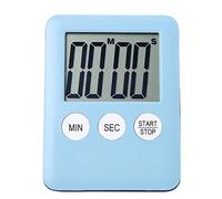 Minuteur de Cuisine Magnétique, Chronometre avec Écran LCD, Chronomètre et Alarme Digital, Timer Enfant, Compte à Rebours pour Kitchen Cuisson Douche Sport (Sky Blue, One Size)