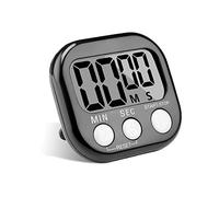 Minuteur de Cuisine Magnetique, Time Timer Aimanté avec Alarme Forte pour Enfants, Coloré Timer Enfant Apprentissage avec Grand Écran LCD
