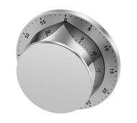 Minuteur de cuisine mécanique magnétique de 1 à 60 minutes avec alarme puissante en acier inoxydable - Minuteur de cuisine comme minuteur mécanique d'apprentissage - Minuterie d'apprentissage (1