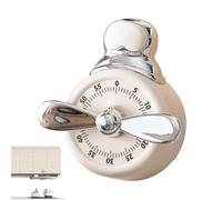 Minuteur de Cuisine mécanique | Minuteur magnétique sans Piles | Compte à rebours avec Signal sonore Fort pour Cuisine, pâtisserie, Maison, Bureau, Adultes