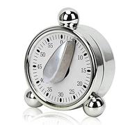Minuteur de cuisine mecanique, minuteur oeuf 60 minutes time timer pour enfants et adultes