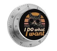 Minuteur de Cuisine mécanique visuel « Je Fais ce Que Je Veux » (60 Minutes) pour la Cuisine