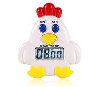 minuteur de Cuisine,Minuteur de Forme de Coq, Minuterie Cuisine Poulet,Minuterie De Cuisine,Minuteur de Cuisine Magnétique Minuterie Numerique LCD Minuterie de Cuisine Digitale pour Cuisine, Sport