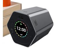 Minuteur de cuisine numérique avec capteur rotatif rechargeable, autonomie de 60 heures, minuterie de douche, pour étude, exercice, pâtisserie, salle de bain, cuisine, réunion, salle de sport