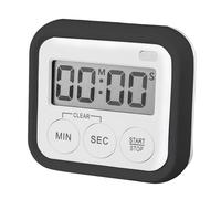 Minuteur de cuisine numérique - Boutons de réglage rapide, fonction muet, marche/arrêt, affichage LED magnétique avec écran LCD, compte à rebours précis pour les salles de classe, étude, enseignement
