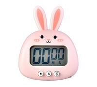 Minuteur de Cuisine numérique, Compte à rebours magnétique, Grand écran avec Alarme Claire for la, Salle Classe et Le Bureau Minuteur Portable(Roze)