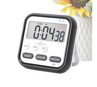 Minuteur de cuisine numérique | Horloge numérique à compte à rebours - Mini minuterie silencieuse multifonction pour la cuisine, le sport, l'entraînement, la gym, la méditation, la salle de bain