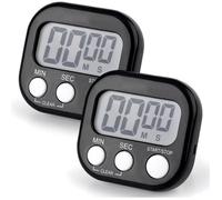 Minuteur De Cuisine Numérique,Minuteur De Cuisine Magnetique Chronomètre Magnétique Avec Alarme Grand Écran Lcd Pour Cuisine[RD122]
