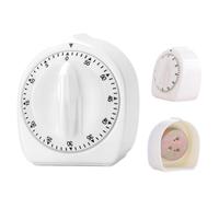 Minuteur de Cuisine pour Cuisson,Compte à rebours mécanique de 60 Minutes à remontage Manuel | Minuteur visuel de Cuisine | pour Maison, Bureau, école, Classe, étude, Travail