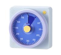 Minuteur De Cuisine - Rappel Mécanique Magnétique Silencieux De 60 Minutes,Minuteurs Culinaires pour Seniors - pour Cuisiner Se Laver École Maison Éducation Fridge Sport Enseignant