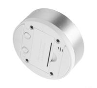 Minuteur de cuisine rotatif avec volume réglable et 2 piles AAA - Minuteur mécanique rond pour cuisine, étude, salle de classe