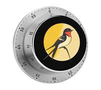 Minuteur de Cuisine Swallow The Sun Bird, Compte à rebours de 60 Minutes, idéal pour Les études à Domicile.
