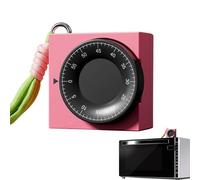 Minuteur De Cuisine Très Sonore - Compte-Minutes Mécanique avec Alarme - Minuteur à Rebours Manuel avec Dragonne | pour Salle De Sport Bureau Table Salle De Classe Maison Cuisine