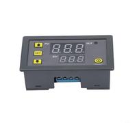 Minuteur de cycle numérique pour module relais, interrupteur de contrôle de retard 220 V avec double affichage LED (rouge/bleu), plage de synchronisation réglable de 1 s à 999 h