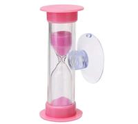Minuteur de douche de 2 minutes pour le brossage des dents, cadeau de Noël pour enfants avec ventouse, sablier, horloge de sable, décoration de bureau