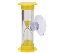 Minuteur de douche de 2 minutes pour le brossage des dents, cadeau de Noël pour enfants avec ventouse, sablier, horloge de sable, décoration de bureau