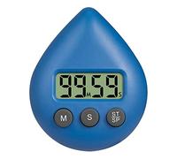 Minuteur de douche numérique, en forme de goutte d'eau, trois couleurs, étanche, économiseur d'énergie, horloge LCD, mini chronomètre