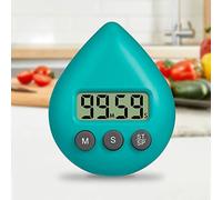 Minuteur de douche numérique étanche en forme de goutte d'eau, 5 couleurs économiseur d'énergie Minuteur numérique pour brosse à dents