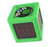 Minuteur de jeu à 4 visages avec bouton de contrôle ABS, vert | Minuteur de jeu électronique multifonction avec fonction pause, convient pour diverses cartes et activités de base