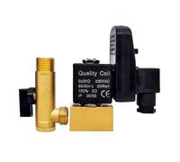 Minuteur de vidange électronique automatique en laiton/plastique 1,27 cm BSP Compresseur d'air type fendu IP65 (DC24V)