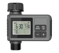 Minuteur d'eau avec fonctions étanches, pour pelouse et irrigation de jardin, avec minuterie réglable et temporisation de pluie