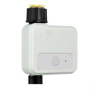 Minuteur d'eau de jardin WiFi avec contrôle par application, boîtier étanche IP54, planification multi-événements, grande électrovanne personnalisée (B)