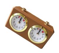 Minuteur d'échecs - Équipement d'horloge professionnel - Compte à rebours - Compétition - Jeu de société - Minuterie - Minuterie - Marron