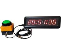 Minuteur d'entraînement à intervalles LED multifonctionnel, horloge compte