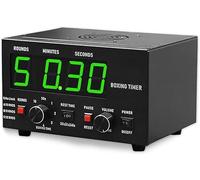 Minuteur d'intervalles avec son réglable, affichage LED, cycles d'entraînement sélectionnables pour la boxe et le fitness