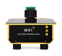 Minuteur d'irrigation solaire, 1/2 prises, contrôle intelligent par application, dispositif d'arrosage automatique, WiFi pour jardin, balcon, légumes (2 prises)