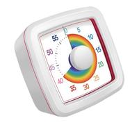 Minuteur éducatif pour enfants avec compte à rebours disque arc-en-ciel développe les compétences de concentration et la gestion du temps visuel pour enfant