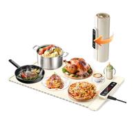 Minuteur électrique pour buffet avec températures réglables et design étanche pour garder les aliments chauds et frais lors de fêtes et événements