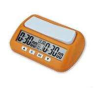 Minuteur électronique d'échecs avec modes bonus et retard, horloge numérique légère pour les amateurs de jeu, pour jeu compétitif (jaune)