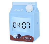 Minuteur électronique visuel for Brique de Lait, avec Bouton Commande, Alarme silencieuse/bip, écran LCD HD, minuteur d'étude(Blauw)