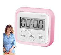 Minuteur magnétique de cuisine : horloge compte à rebours, alarme forte volume réglable, matériel de synchronisation avec écran LED multifonction | pour cuisine, cuisine, four, module,