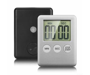 Minuteur magnétique pour four avec support magnétique | Commutateur de volume/silencieux, grand écran LCD, utilisation facile, adapté aux environnements bruyants
