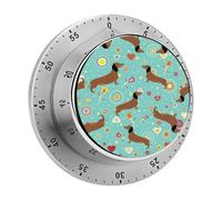 Minuteur Magnétique Teckel Minuteur De Cuisine Minuteur Mécanique À Compte À Rebours Rappels De Temps pour La Cuisine, Le Fitness Et La Cuisson Au Four