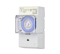 Minuteur mécanique 24 heures AC 110-230 V 30 minutes Intervalle 48 fois ON/OFF Minuterie électrique programmable Interrupteur relais d'installation sur rail DIN