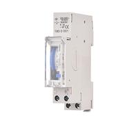 Minuteur mécanique 24 heures AC 220-240 V, intervalle de 15 minutes, 96 fois marche/arrêt, minuterie électrique programmable, installation sur rail DIN, interrupteur relais