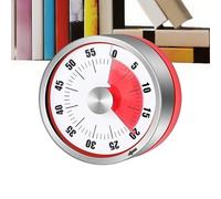 Minuteur mécanique visuel pour la cuisine | Compte à rebours avec alarme forte pour la préparation des repas à la maison, la salle d'étude, la salle d'étude, la salle de sport, le dortoir, l'école