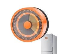 Minuteur mécanique visuel pour œufs - 60 minutes - Compte à rebours manuel - Pour et personnes âgées - Pour étudier le réfrigérateur, la cuisinière