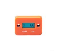 Minuteur moteur pour moto, affichage numérique, chronographe d'entretien avec étanchéité IP68, plage de synchronisation de 0 à 9999,9 heures, écran LCD, pour motos tout-terrain, (orange)