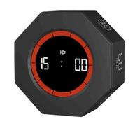Minuteur numérique de cuisine numérique | Alarme puissante et inversée Minuteurs de compte à rebours | Horloge rechargeable par USB avec barre de progression du temps, outil d'étude multifonctionnel