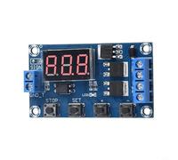 Minuteur numérique programmable avec retard réglable de 0,1 s à 999 min pour appareils DC 5 V 36 V y compris les lumières, les pompes et les vannes