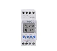 Minuteur Numérique Programmable TM612 220 VAC 16A 6 Broches 2NO 2NC 2 canaux Grand écran Programmable 24 Heures Horloge avec Deux Sorties Relais minuterie Interrupteur 2NO (Color : TM612 220V)
